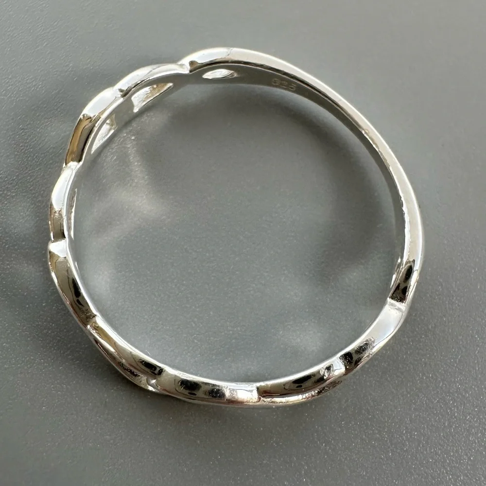 Sterling Silver Dainty Infinity Ring